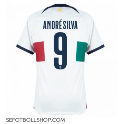 Billiga Portugal Andre Silva #9 Borta fotbollskläder VM 2022 Kortärmad